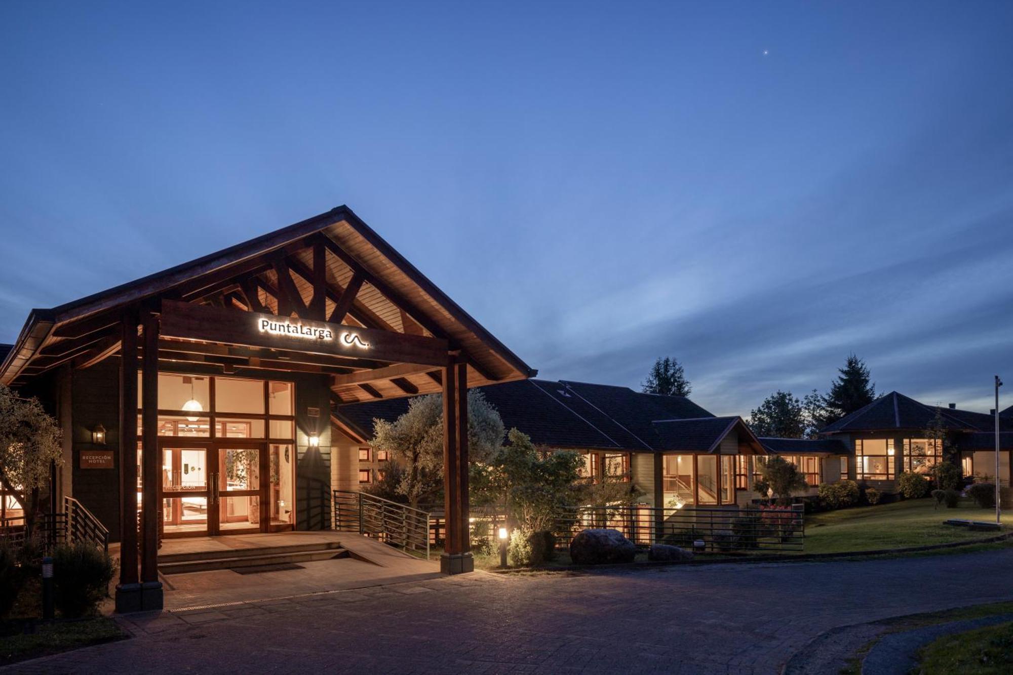 Hotel Y Cabanas Punta Larga - Caja Los Andes ฟรูติญาร์ ภายนอก รูปภาพ